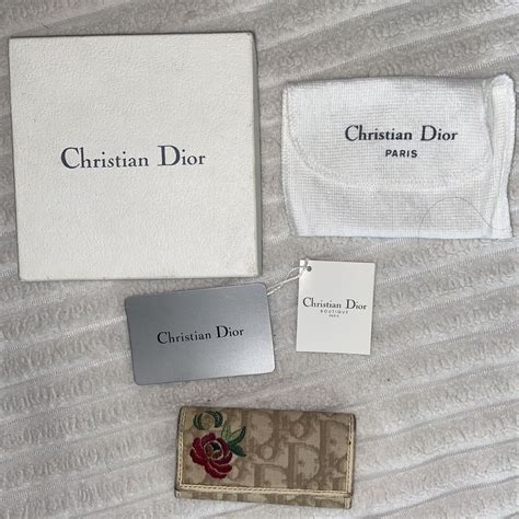 dior keyring|dior card holder keychain.